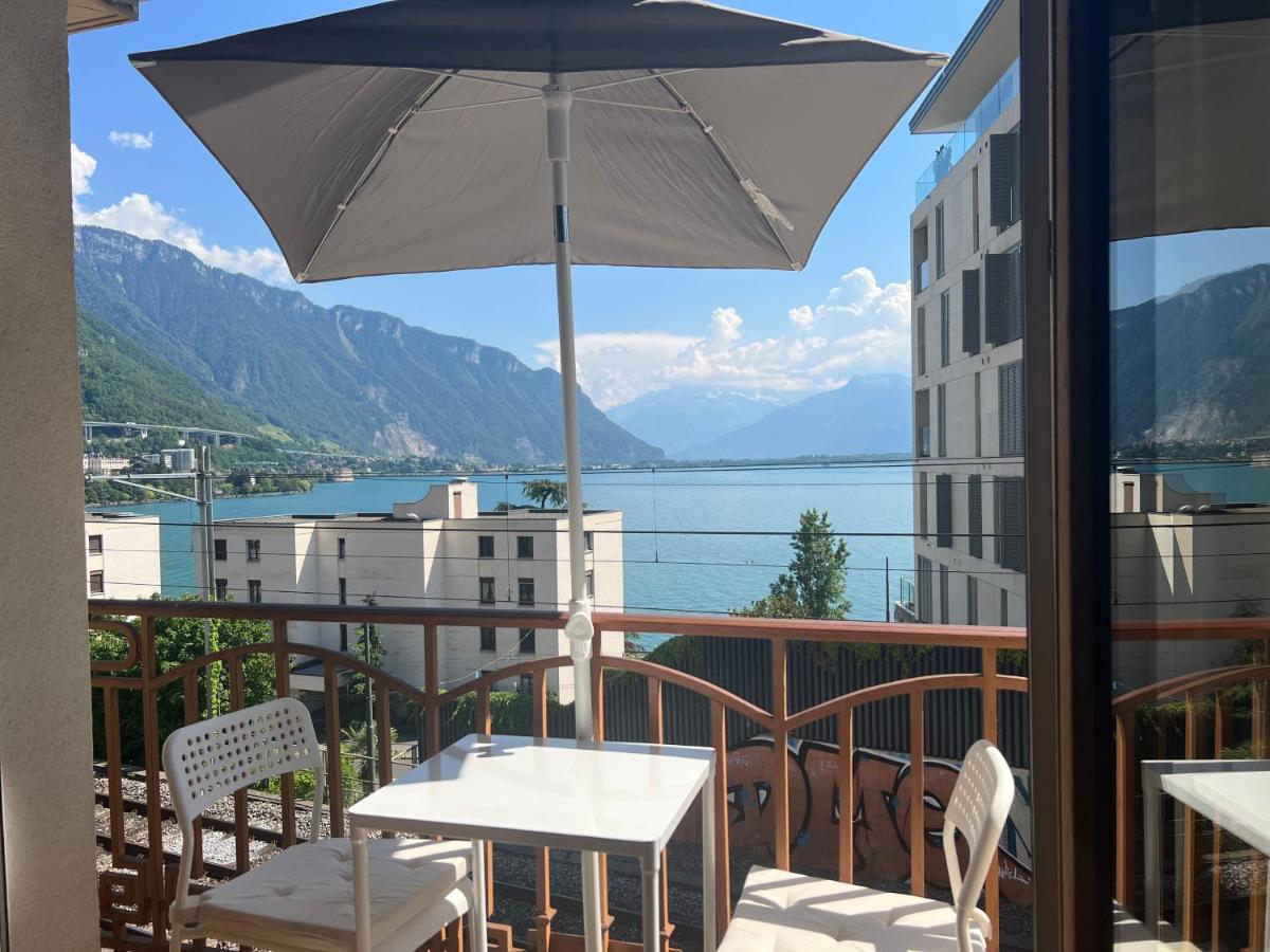 B&B Guest House Du Lac Montreux Exterior foto