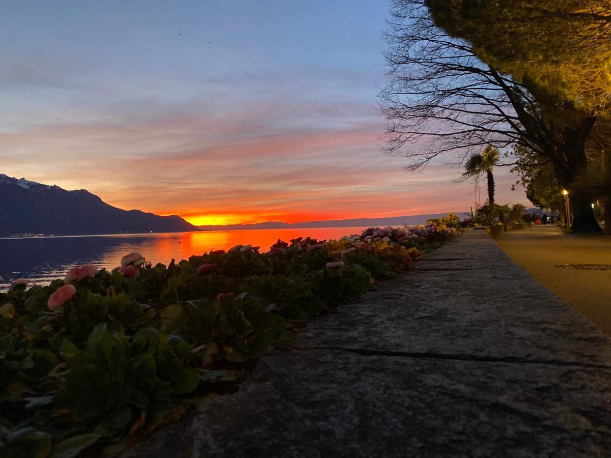 B&B Guest House Du Lac Montreux Exterior foto